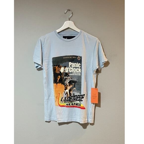 La Detresse Panic Tee in Blaze (Light Blue) - Picture 5 of 9